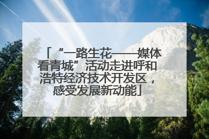 “一路生花——媒体看青城”活动走进呼和浩特经济技术开发区，感受发展新动能