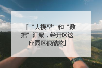 “大模型”和“数据”汇聚，经开区这座园区很酷炫