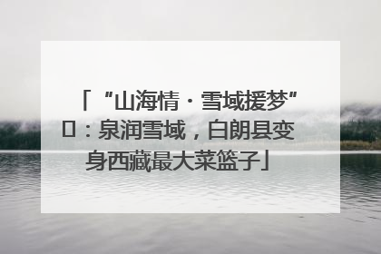 “山海情・雪域援梦”⑪：泉润雪域，白朗县变身西藏最大菜篮子