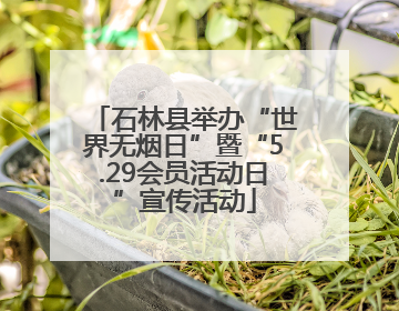 石林县举办“世界无烟日”暨“5.29会员活动日”宣传活动