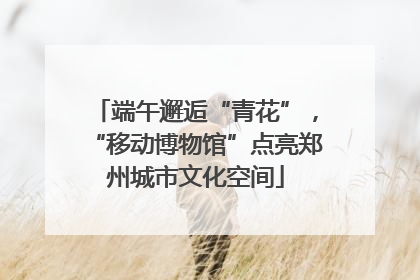 端午邂逅“青花”，“移动博物馆”点亮郑州城市文化空间