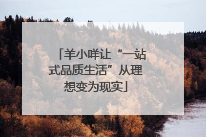 羊小咩让“一站式品质生活”从理想变为现实