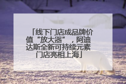 线下门店成品牌价值“放大器”，阿迪达斯全新可持续元素门店亮相上海
