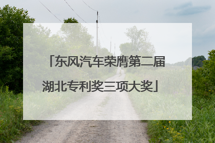 东风汽车荣膺第二届湖北专利奖三项大奖