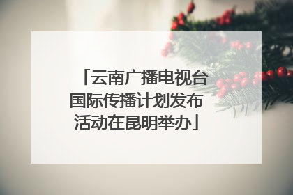 云南广播电视台国际传播计划发布活动在昆明举办