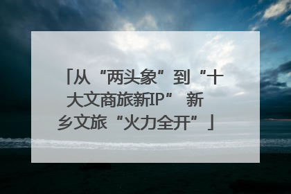 从“两头象”到“十大文商旅新IP” 新乡文旅“火力全开”