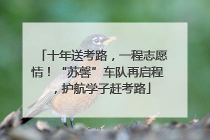 十年送考路，一程志愿情！“苏馨”车队再启程，护航学子赶考路