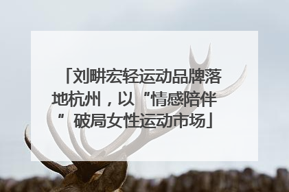 刘畊宏轻运动品牌落地杭州，以“情感陪伴”破局女性运动市场