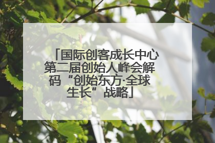 国际创客成长中心第二届创始人峰会解码“创始东方·全球生长”战略