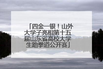 四金一银！山外大学子亮相第十五届山东省高校大学生跆拳道公开赛