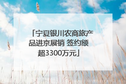 宁夏银川农商旅产品进京展销 签约额超3300万元