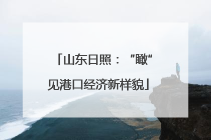 山东日照：“瞰”见港口经济新样貌