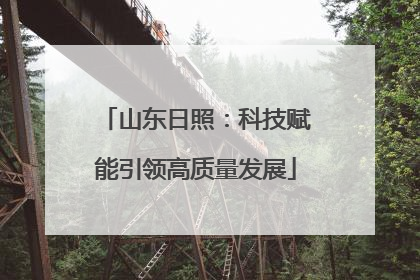 山东日照：科技赋能引领高质量发展