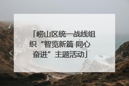 崂山区统一战线组织“智览新篇 同心奋进”主题活动