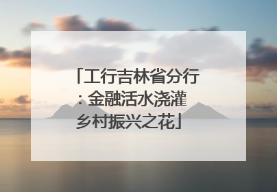 工行吉林省分行：金融活水浇灌 乡村振兴之花