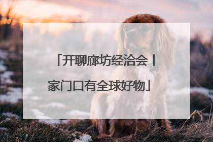 开聊廊坊经洽会丨家门口有全球好物