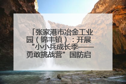 张家港市冶金工业园（锦丰镇）：开展“小小兵成长季——勇敢挑战营”国防启蒙教育活动