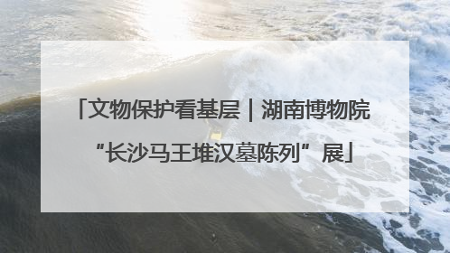 文物保护看基层｜湖南博物院“长沙马王堆汉墓陈列”展