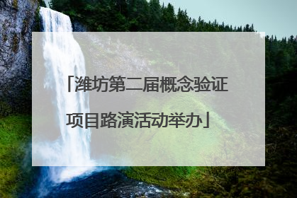 潍坊第二届概念验证项目路演活动举办