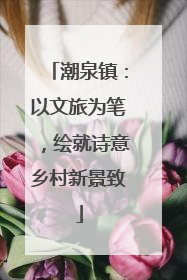潮泉镇：以文旅为笔，绘就诗意乡村新景致