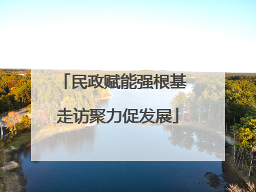 民政赋能强根基 走访聚力促发展