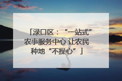 渌口区：“一站式”农事服务中心 让农民种地“不操心”