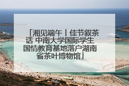 湘见端午丨佳节叙茶话 中南大学国际学生国情教育基地落户湖南省茶叶博物馆