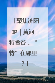 聚焦济阳IP｜黄河特食谷，“特”在哪里？