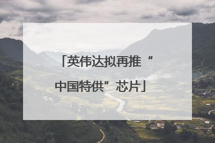 英伟达拟再推“中国特供”芯片
