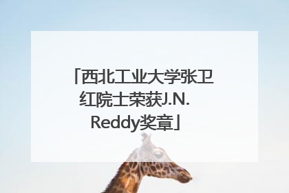 西北工业大学张卫红院士荣获J.N.Reddy奖章