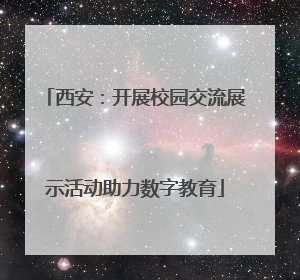 西安：开展校园交流展示活动助力数字教育