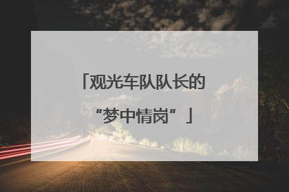 观光车队队长的“梦中情岗”