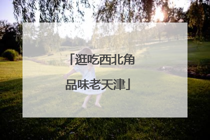 逛吃西北角 品味老天津