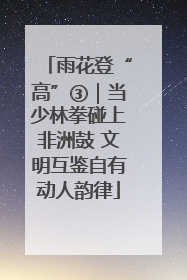 雨花登“高”③｜当少林拳碰上非洲鼓 文明互鉴自有动人韵律