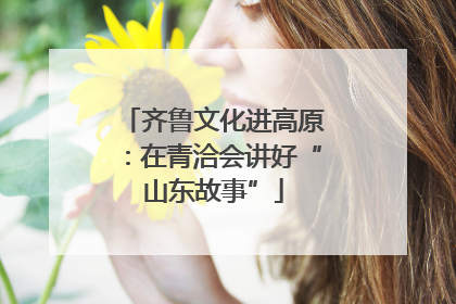齐鲁文化进高原：在青洽会讲好“山东故事”