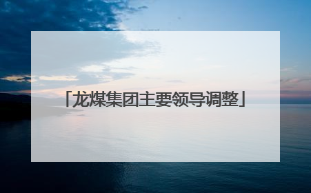 龙煤集团主要领导调整