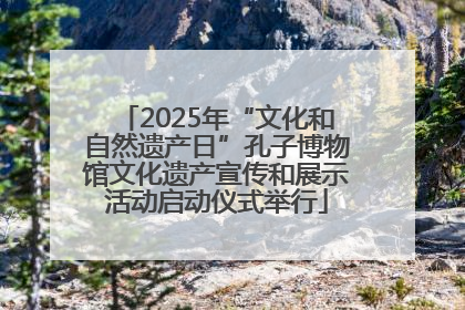 2025年“文化和自然遗产日”孔子博物馆文化遗产宣传和展示活动启动仪式举行