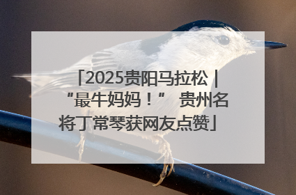 2025贵阳马拉松｜“最牛妈妈！” 贵州名将丁常琴获网友点赞