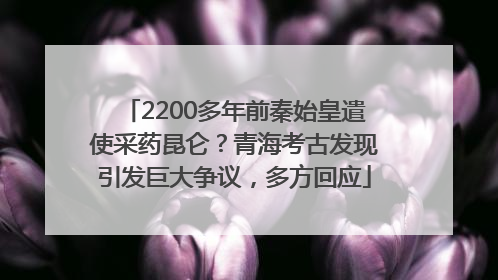 2200多年前秦始皇遣使采药昆仑？青海考古发现引发巨大争议，多方回应